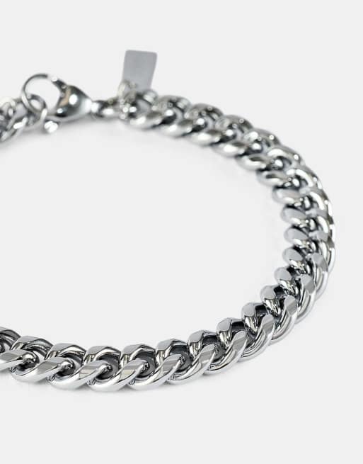 Cernucci 8mm Miami Cuban bracelet in silver, 2 of 3