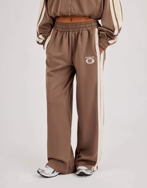 Cernucci Baggy taping jogger in brown - view 1
