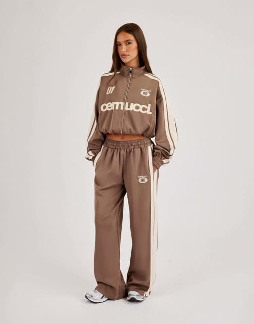 Cernucci Baggy taping jogger in brown, 4 of 5