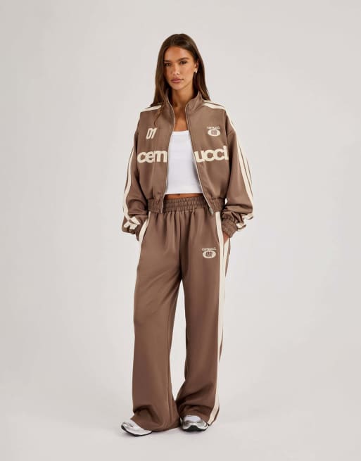 Cernucci Baggy taping jogger in brown, 5 of 5