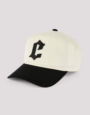 Cernucci C logo cap - off white in beige