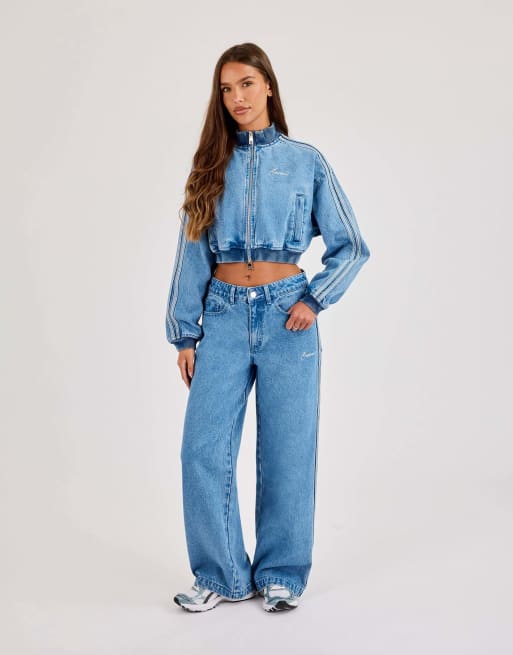 Cernucci Denim taping baggy jean in blue, 4 of 4