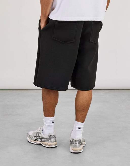 Cernucci Double knit jort in black, 3 of 4