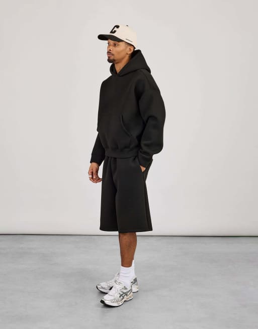 Cernucci Double knit jort in black, 4 of 4