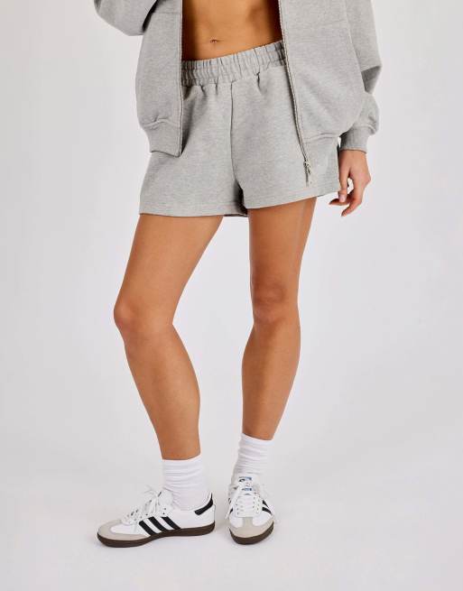 Cernucci Embroidered c shorts in grey, 2 of 4