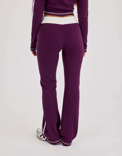 Cernucci Embroidered fitted flare in purple, 3 of 4
