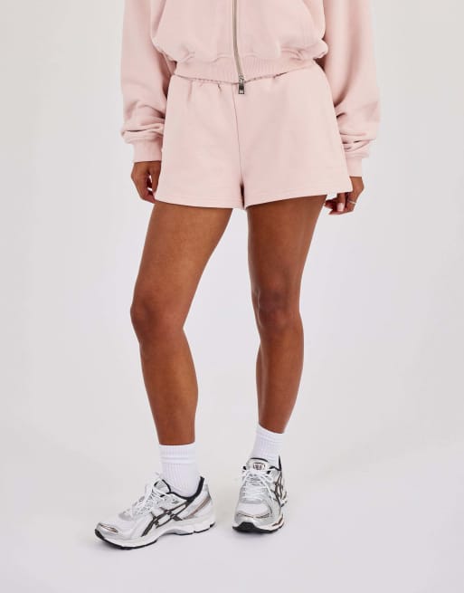 Cernucci embroidered shorts in pink, 3 of 4