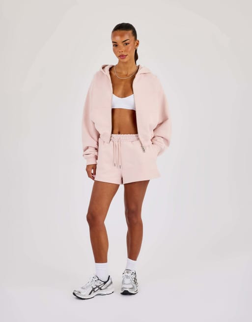 Cernucci embroidered shorts in pink, 4 of 4