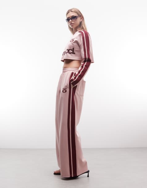 Cernucci - Ensemble maillot de football et pantalon de jogging à bande latérale - Rose - view 1
