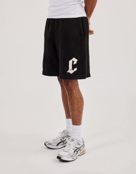 Cernucci Mens c knitted relaxed short in black