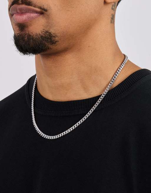 Cernucci Miami cuban chain - 5mm in white, 4 of 5