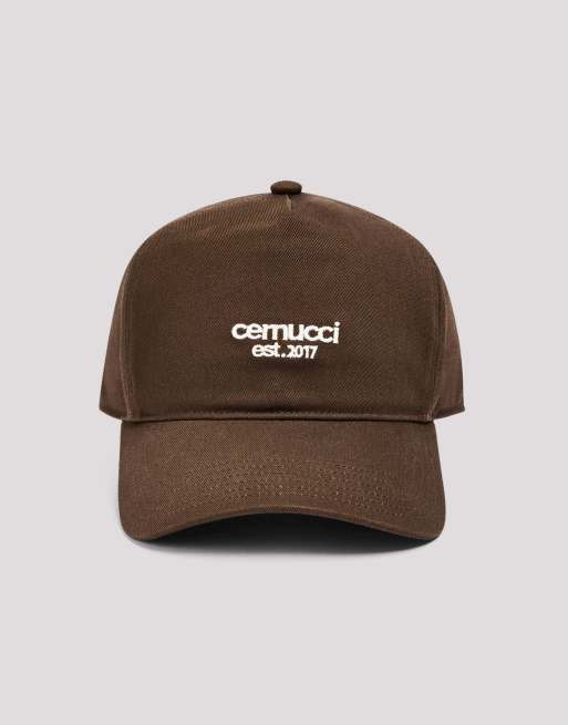 Cernucci Micro logo cap in brown, 4 of 7
