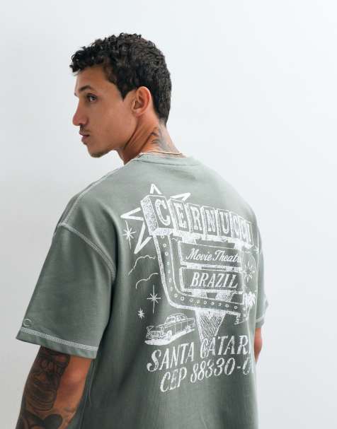 Cernucci movie theatre back graphic boxy t-shirt - view 1