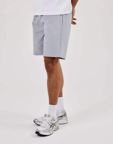 Cernucci Nylon check short in grey