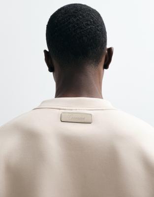 Cernucci Oversized Boxy-fit T-shirt In Neutral
