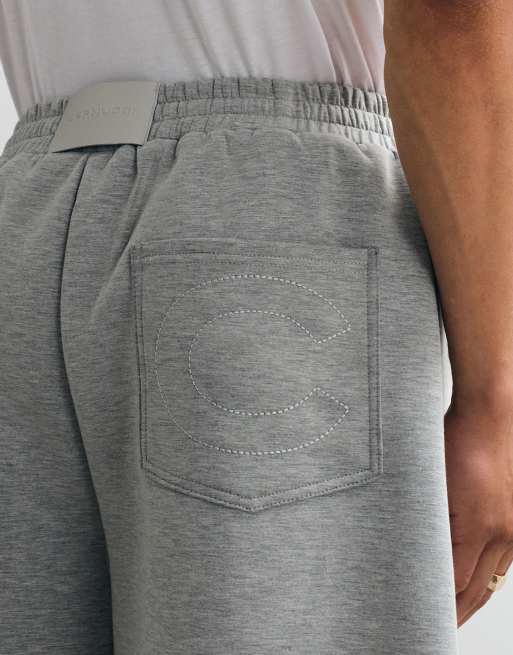 Cernucci oversized jorts i scuba-liknande tyg, 4 av 9