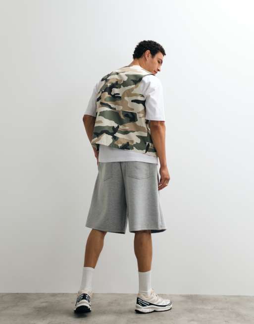 Cernucci oversized jorts i scuba-liknande tyg, 5 av 9