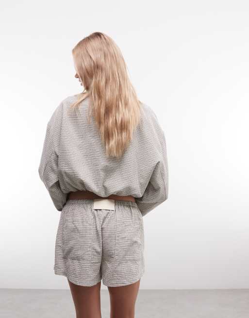 Cernucci plaid twill shorts - part of a set, 5 of 5