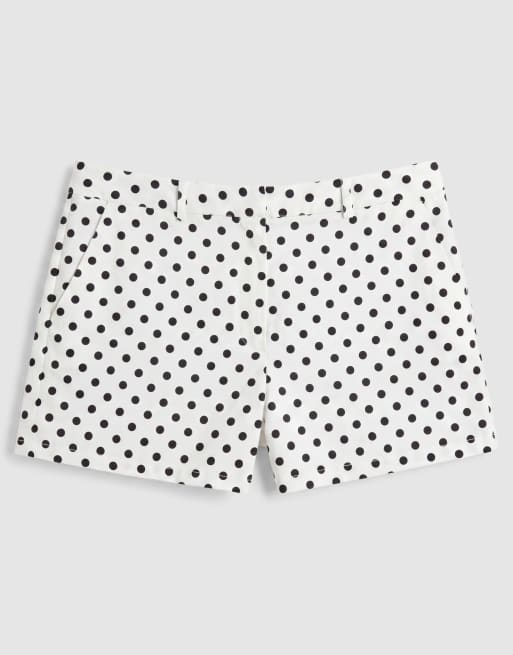 Cernucci polka dot mini shorts in white - part of a set, 6 of 9