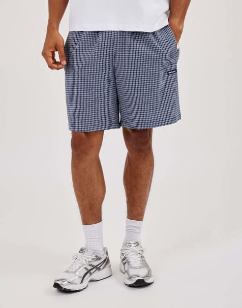 Cernucci Relaxed check short in blue - view 1