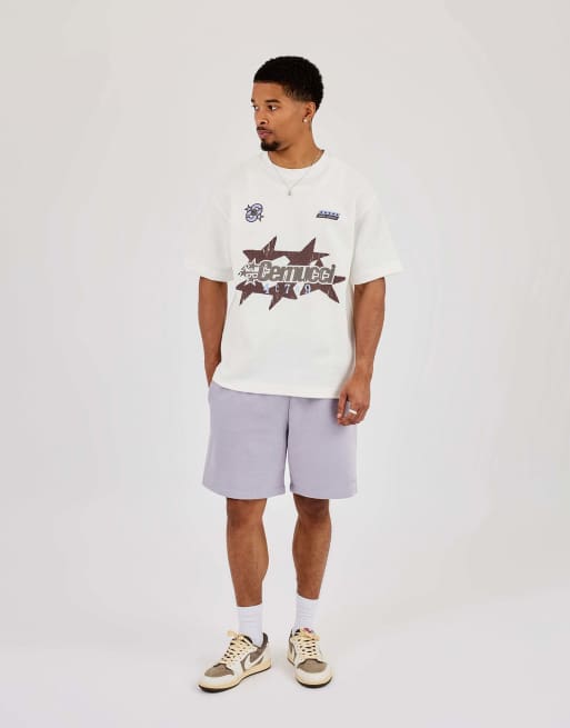 Cernucci Relaxed jersey short in purple - LILAC, 4 of 4