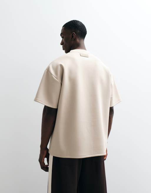 Cernucci scuba-style fabric oversized boxy-fit t-shirt, 3 of 5