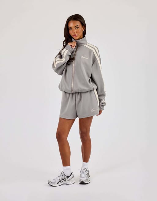Cernucci Taping shorts in grey, 4 of 4