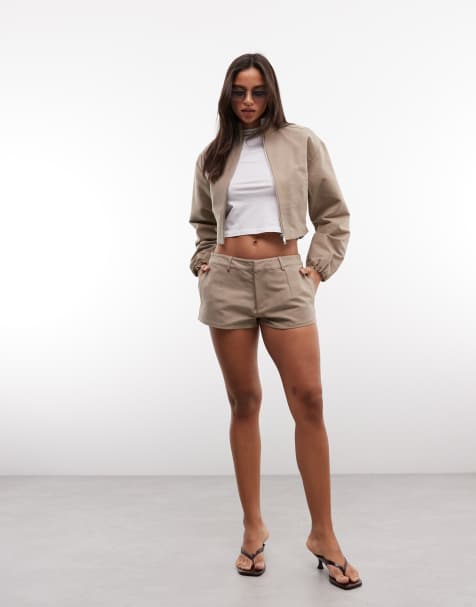 Cernucci twill co-ord in beige - view 1