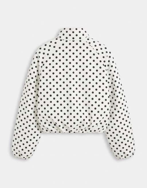 Cernucci - Veste d'ensemble à pois et col cheminée - Blanc, 6 de 8
