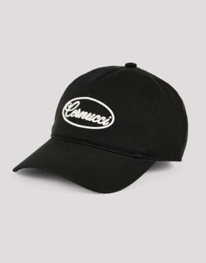 Cernucci Washed logo cap - washed black in black