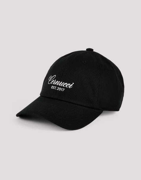 Cernucci Womens cernucci script logo cap in black - view 1