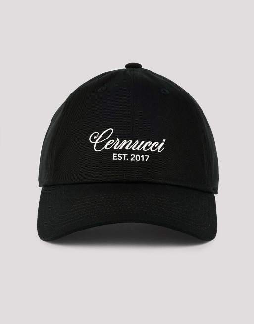 Cernucci Womens cernucci script logo cap in black, 2 of 3