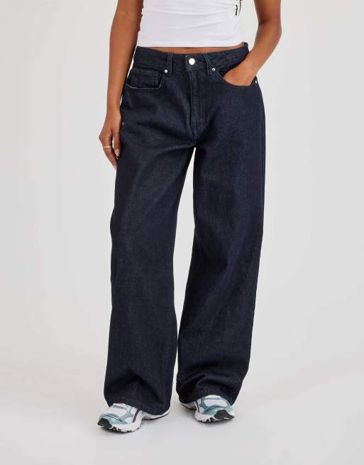 Cernucci Womens low rise baggy jean in blue, 4 of 4