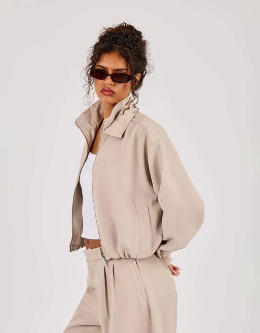 Cernucci Woven embroidered jacket in beige, 4 of 4