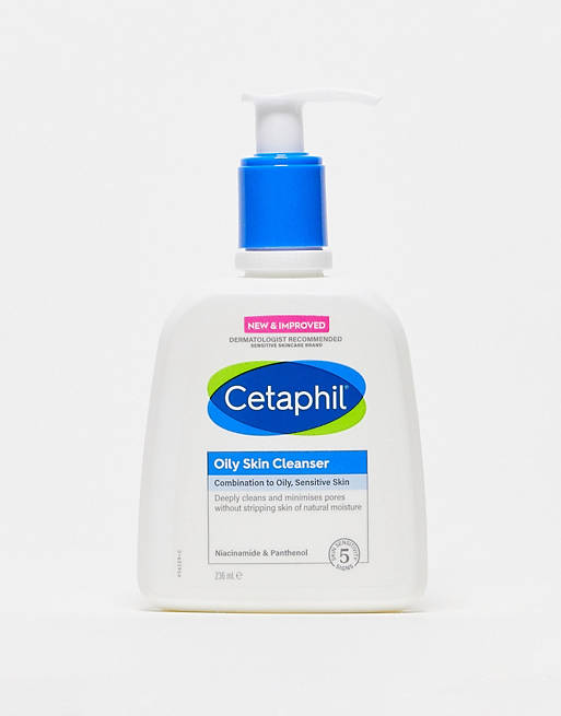 Cetaphil - Detergente viso per pelli grasse, miste e sensibili da 236 ml