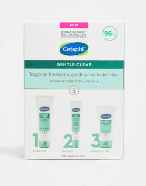 Cetaphil Gentle Clear 3 Step Routine Skincare Set for Blemish Prone Sensitive Skin - 25% Saving