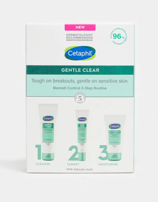 Cetaphil - Gentle Clear 3 Step - Set per pelli sensibili soggette ad arrossamenti e imperfezioni (Risparmia il 25%), 4 di 4