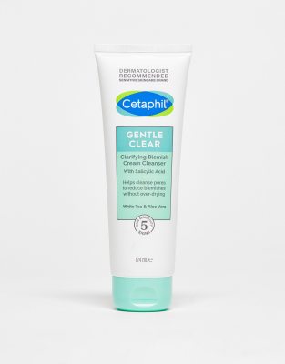 Cetaphil Gentle Clear Clarifying Cream Cleanser 124ml-No colour