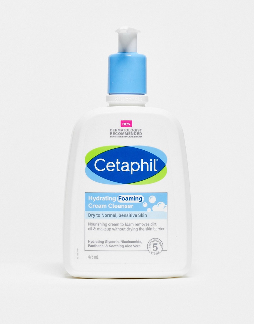 Cetaphil Hydrating Foaming Cream Cleanser 473ml-No colour