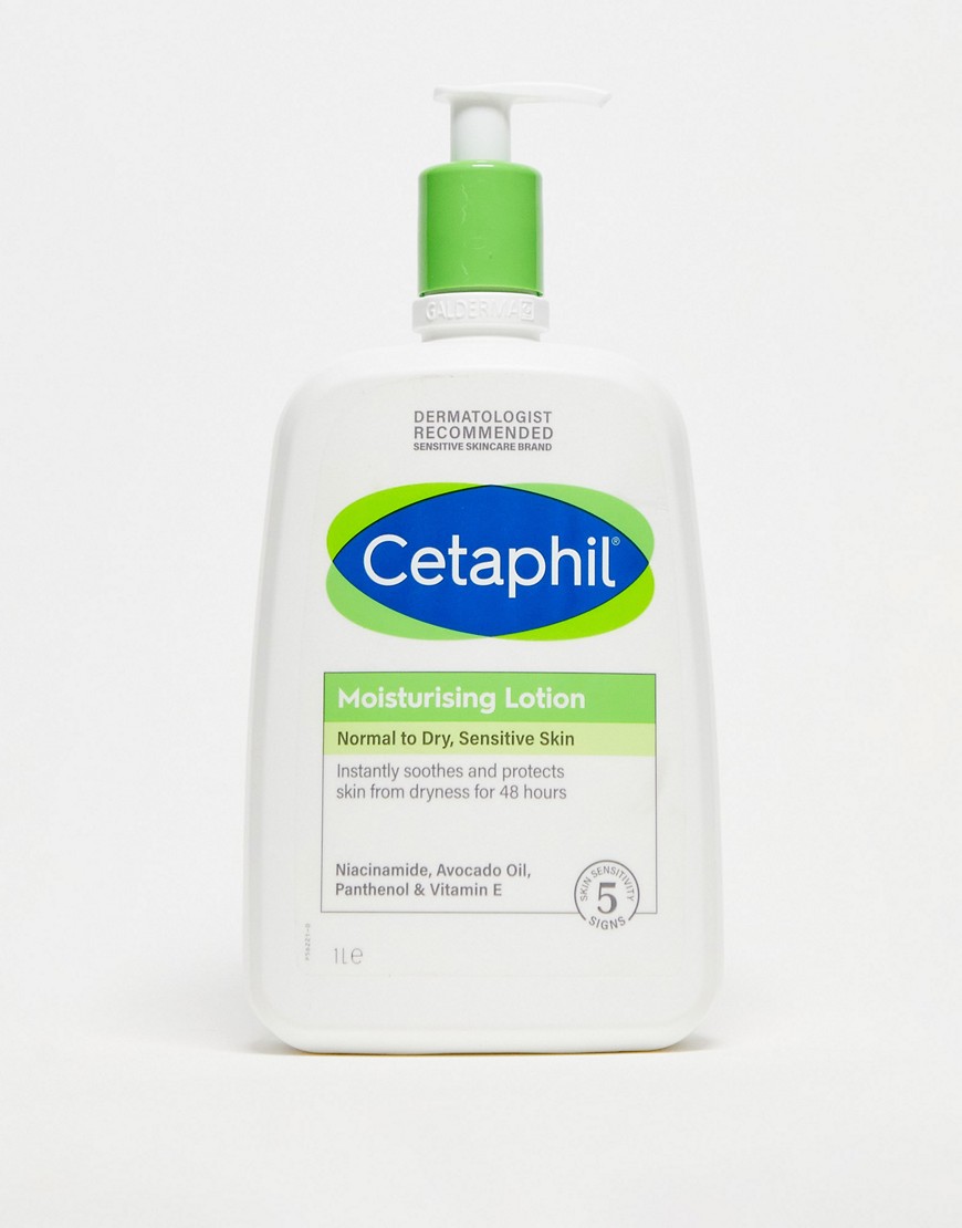 Cetaphil Moisturising Lotion for Face & Body Normal to Dry Sensitive Skin 1L-No colour