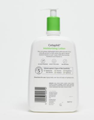 Cetaphil Moisturising Lotion For Face & Body Normal To Dry Sensitive Skin 1l-no Color