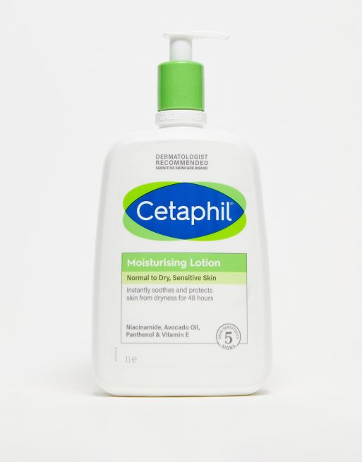 Cetaphil – Nawilżający balsam do twarzy i ciała, do normalnej i suchej skóry wrażliwej, 1 l