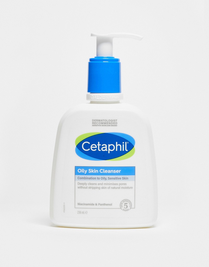 Cetaphil Oily Skin Cleanser for Combination to Oily, Sensitive Skin 236ml-No colour
