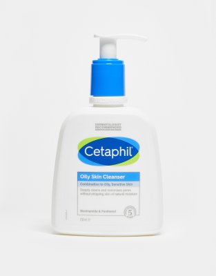 Cetaphil - Oily Skin - Gesichtsreiniger für Mischhaut bis fettige, sensible Haut, 236 ml-Keine Farbe