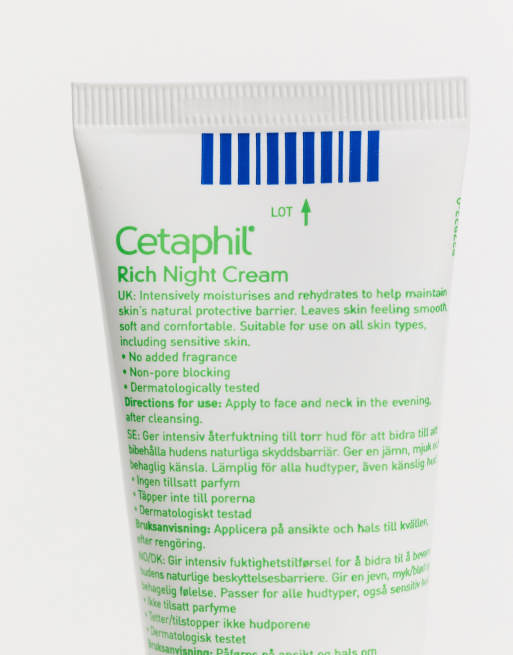 Cetaphil Rich Night cream Sensitive Skin 50g, 3 of 4