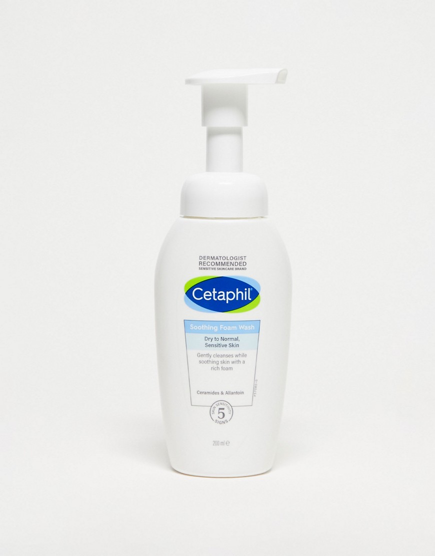 Cetaphil Soothing Foam Wash 200ml-No colour