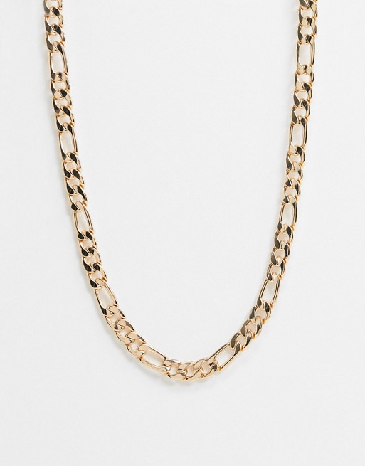 Chained & Able chunky figaro neckchain in gold