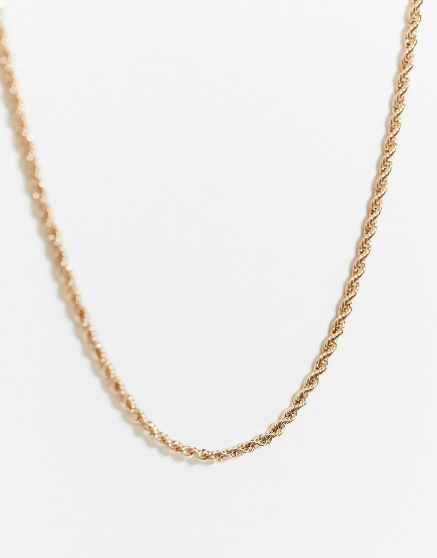 Chained & Able - Ketting van touw in goud