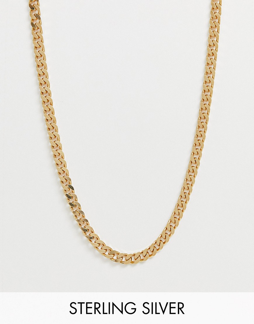 Chained & Able neck chain in gold plated sterling silver