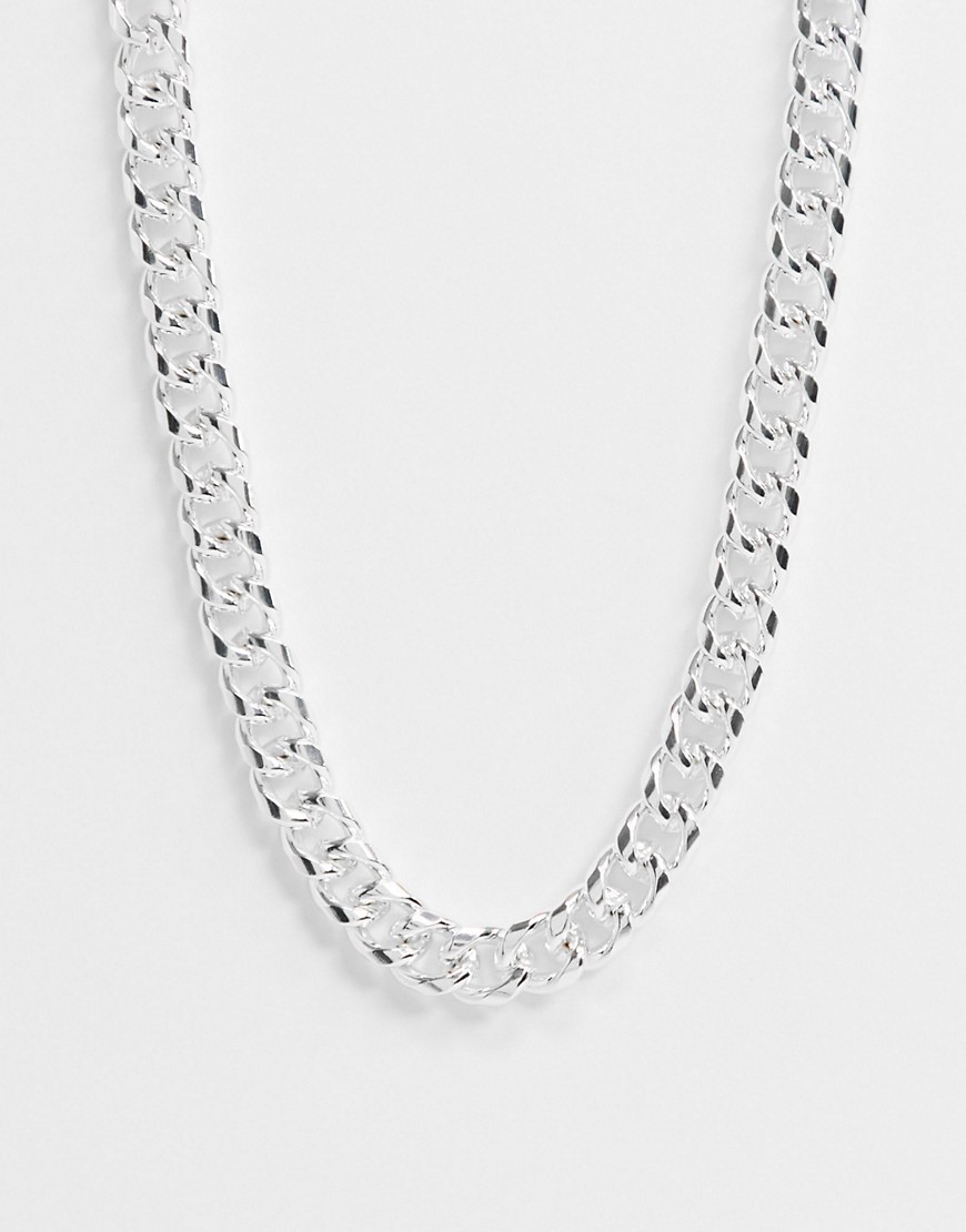 Chained & Able neckchain with link in silver